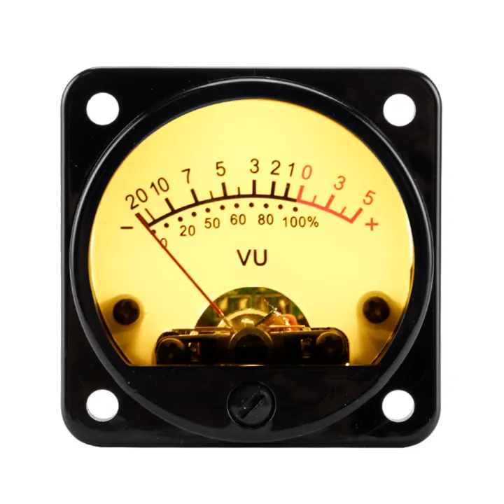 Yfashion%2045mm%20Big%20Vu%20Meter%20Stereo%20Amplifier%20d%20Backlight%20Power%20Meter%20Level%20Indicator%20Adjustable%20With%20Driver%20specification:Yellow%20background%20-%20Image%209