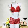 Soft Pink Push-Up Padded Bra & Panty Set for Women - Soft Comfortable Lingerie.