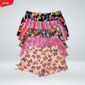 Teen Girl Floral Printed Mid Rise Elastic Waist Beach Shorts From Levin. 