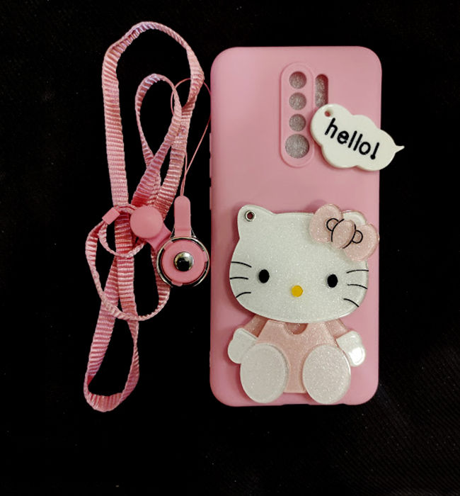 For Xiaomi Redmi Mirror Card Girls Stylish Soft Bake Cover