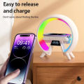 HM-G6 Speakers with 15W wireless charging Speaker night light Speaker Wireless Charger. 