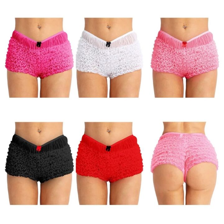 iiniim%20High%20Quality%20Women%20Ladies%20Lingerie%20Ruffled%20Lace%20Bloomers%20Knickers%20with%20a%20bow%20Panties%20Women's%20Underwear%20Underpants%20-%20Image%202