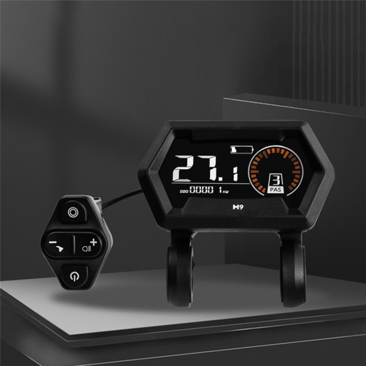 M9%20Electric%20Bicycle%20LCD%20Display%2024V-72V%20Electric%20Scooter%20LCD%20Color%20Meter%20for%20Snowmobile%20LCD%20Speedometer%20Waterproof%205PIN%20-%20Image%205