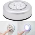 【Hey my home】3 LED Touch Light Push Lamp Car Home Camping Battery Power. 