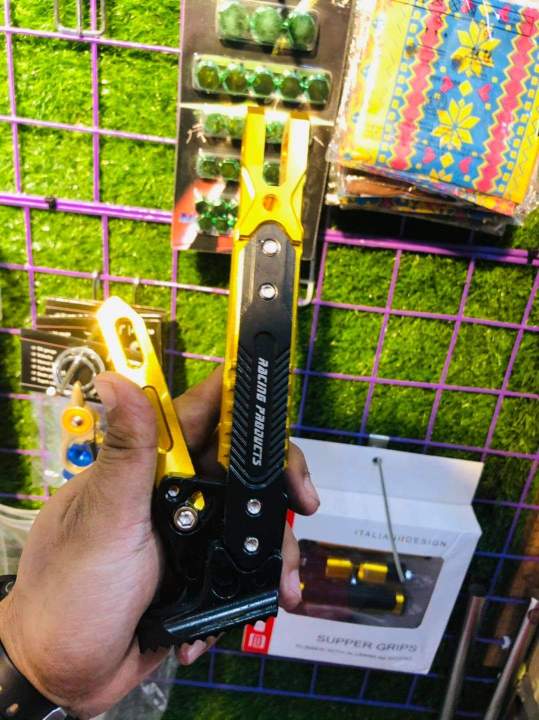 Dragon%20Honor%20CNC%20Aluminum%20Alloy%20Adjustable%20Kickstand%20Foot%20Side%20Stand%20for%20Motorcycle%20Universal%20-%20Image%203