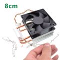 RR 2 PCS Dissipate Heat Clip Clamp Computer CPU Cooling Fan Clips Stainless Steel.