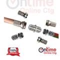 Dish Cable Jointer Cable Extension Female Adaptor Rg6, Rg59. 