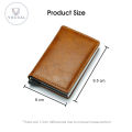 Vocoal Card Holder Men Wallet M-Oney Bag Male V-Intage Black Short Purse Pu Leather Fashion Wallets Slim Thin Wallets. 
