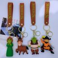 Creative cartoon figure keychain Fiona cute boots puss poor mouth donkey key chain men and women bags small pendant New.