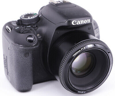 Canon 600D with YONGNUO Lens YN50mm f1.8 Auto Focus Lens