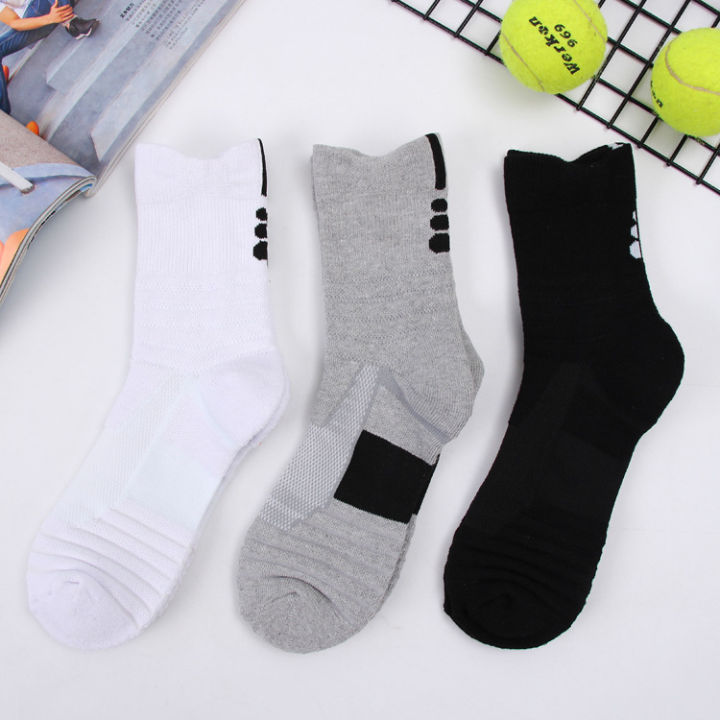 Men's%20Mid-Calf%20Athletic%20Socks%20Badminton%20Running%20Outdoors%20Elite%20Socks%20Brushed%20Socks%20Sweat-Absorbent%20Non-Slip%20Basketball%20Socks%20Wholesale%20-%20Image%205