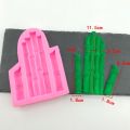 Soft Silicone 3D Mold Sugarcraft Fondant Chocolate Making Bamboo Leaf Panda Mould Cake Bake Decorating Tools Resin Art DIY Form. 