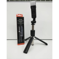 Q07 Foldable Selfie Stick Tripod with Bluetooth Remote and Fill Light 100cm.