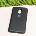OnePlus 7 Silicone Matte Flexible Soft Phone Case - Black - Phone Back Cover.