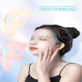 Silicone Mask Face Women Skin Care Tool Hanging Ear Face Mask Gel Sheet Reusable. 