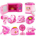 Kids Mini Play Home Toys Girls Simulation Electric Small Appliances Kitchen Toys Washing Machine Set Gifts. 