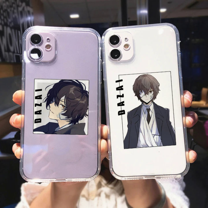 Japan anime bungou stray dogs transparent phone case for iPhone 11