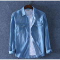 Denim Long Sleeve Shirt For Men - Denim Shirt For Men.