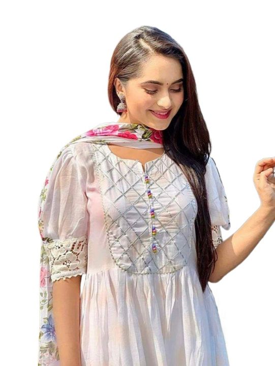 New%20Model%20Beautiful%20Comfortable%20Gown%20Three%20Piece%20Readymade%20Set%20%20%20Screen%20Print%20%20Work%20for%20Women%20-%20Image%209