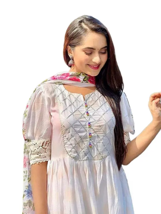 New%20Model%20Beautiful%20Comfortable%20Gown%20Three%20Piece%20Readymade%20Set%20%20%20Screen%20Print%20%20Work%20for%20Women%20-%20Image%209