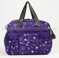 Travel Bag Large Capacity Simple Purple / Navy Blue / Black Travel Bag Nylon Hand Luggage 20".