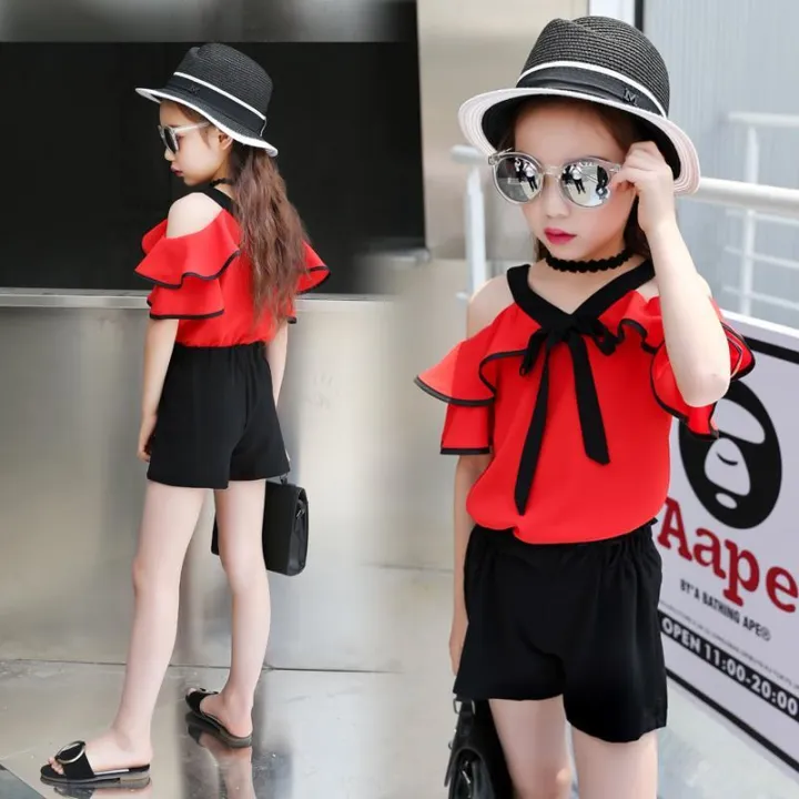 Summer%202023%20Girls%20Clothing%20Sets%20Kids%20T-shirt+Shorts%20Suits%20Short%20Sleeve%20Children%20Fashion%20Girl%20Clothes%20Outfit%204%206%208%2010%2011%2012%20Years%20-%20Image%205