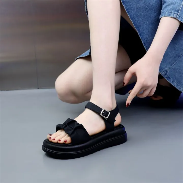 Women's%20Thick-Soled%20Roman%20Shoes%20Summer42plus%20Size2023New%20Soft%20Bottom32Small%20Size33Beach%20Shoes%20Student%20Flat%20Sandals%20Women%20-%20Image%203
