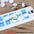 Electric Plug Protector PVC Socket Protective Cover Kids Safety Plug Covers. 
