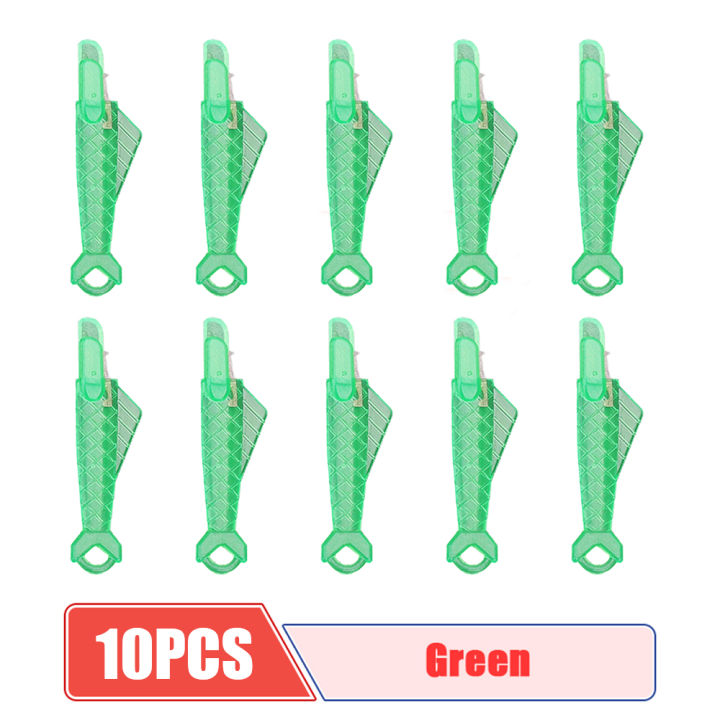 10PCS Auto Needle Threader Wire Loop Fish Type DIY Simple Threader for Sewing Embroidery Machine Simple Needle Fast Threader