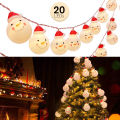 Migeet 40 LED String Lights Christmas Led String Lights Remote Controller 8 Light Mode Xmas Decor for Indoor Outdoor Party Christmas tr-ee Warm White Light.