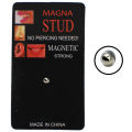 No hole nose stud, non perforated magnetic magnet lip stud, small ear stud, small size ear bone stud, cross-border card packaging.