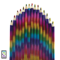4 in 1 Rainbow colour pencil for kids. 