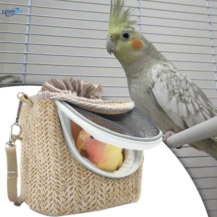 Bird%20Carrier%20Bag%20Bird%20Supplies%20Crossbody%20Bag%20Adjustable%20Shoulder%20Strap%20Cage%20Portable%20Light%20Coffee%20-%20Image%202