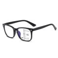 New Foldable Multifocal Reading Glasses Men High-quality Zoom Far and Near Anti Blue Ray Folding Presbyopia Glasses Women Retro. 