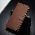 【Lejia】For Samsung Galaxy S6/S6 Edge/S7/S7 Edge/S8/S8 Plus/S9/S9 Plus/S10/S10/S10 5G/S10 Lite/S20/S20/S20 Ultra Magnetic Flip Leather Cover Causing.