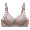 Women's Comfortable Breathable Seamless Wide Shoulder Straps Everyday Push-Up Bra. 
