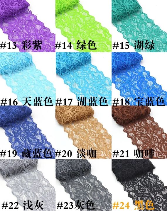 8cm%20Width%20Elastic%20Colorful%20Lace%20Ribbon%20DIY%20Handmade%20Crafts%20Supplies%20Apparel%20Sewing%20Fabric%20Garment%20Accessories%20White%20Lace%20Tape%20-%20Image%204