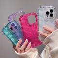 Wave Clear Silicone Phone Case For IPhone 11 12 13 14 Pro Max 6 6s 7 8 Plus Se 2020 XS Max XS XR Covers Shockproof Phone Casing Shell. 