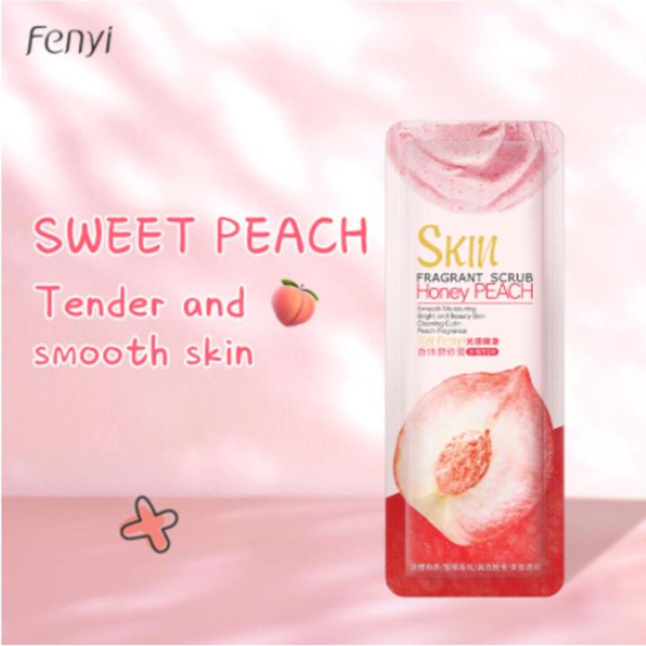 Fenyi%20Honey%20Peach%20Body%20Scrub%20Mini%203g%20-%205%20pcs%20-%20Image%202