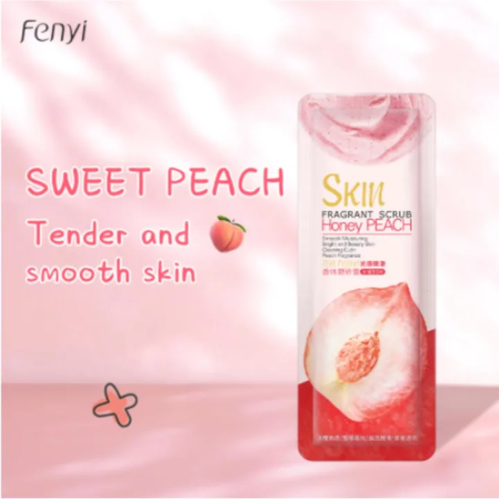 Fenyi%20Honey%20Peach%20Body%20Scrub%20Mini%203g%20-%205%20pcs%20-%20Image%202