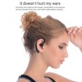 【Youyi】Painless Bluetooth 5.0 headphone EDR business headphone noise cancellation handsfree earphone waterproof sport running headset with.