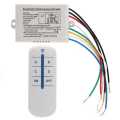 4-Channel Wireless ON/OFF Light Switch Remote Control with Receiver Transmitter for DIY Electrical Projects. 