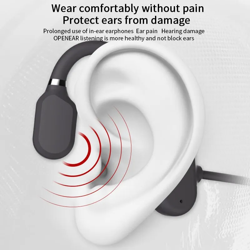 Air Conduction Headphones Bluetooth Wireless Not In-Ear