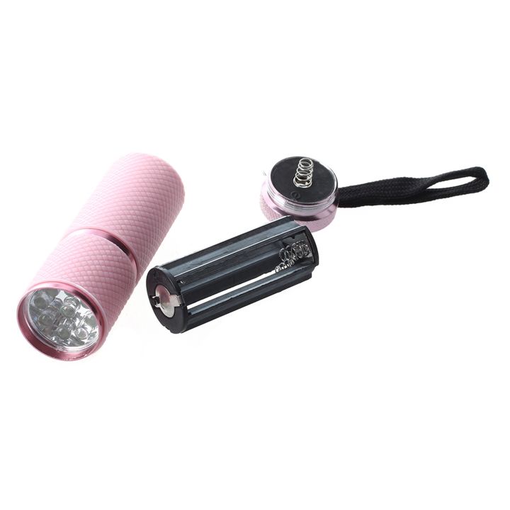 3X%20Outdoor%20Mini%20Pink%20Rubber%20Coated%209-LED%20Flashlight%20Torch%20-%20Image%208