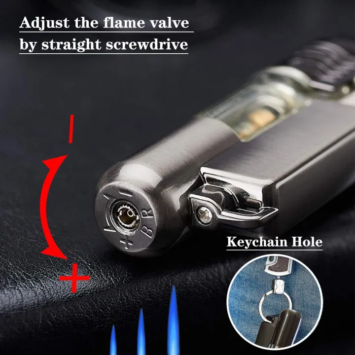 Butane%20Lighter,%20Mini%20Torch%20Lighter%20with%20Key%20Ring,%20Adjustable%20Jet%20Flame%20Windproof%20Gas%20Lighter%20for%20Grill%20BBQ%20Candle%20Camping%20Fireplace,%20Black%20and%20Grey%20-%20Without%20Butane%20Gas%20-%20Image%202