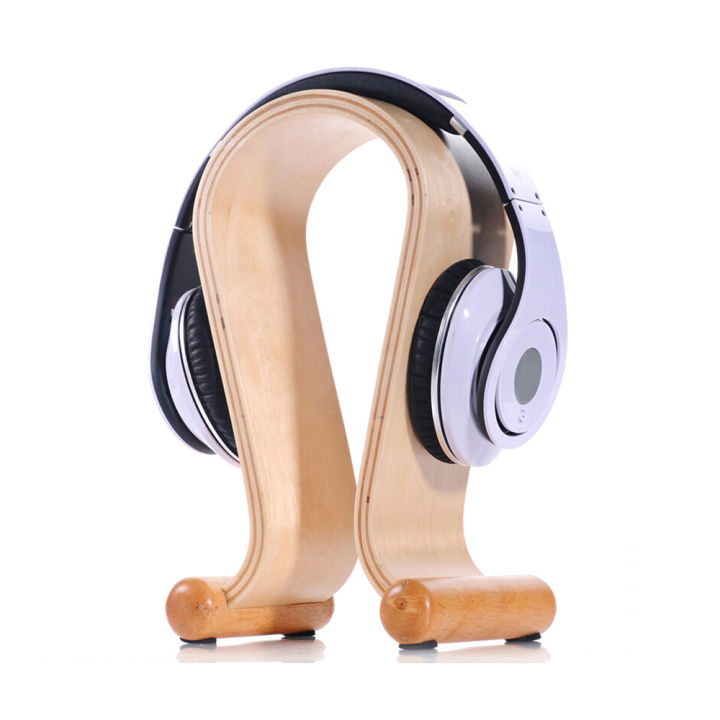 HXSJ%20SAMDI%20Wooden%20Headphone%20Stand%20Gaming%20Headset%20Earphone%20Displaying%20Holder%20Hanger%20White%20-%20Image%207