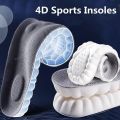 4D Sports Shoes Insoles Super Soft Running Insole for Feet Shock Absorption Baskets Shoe Sole Arch Support Orthopedic Inserts.