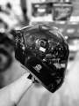 Ve ga Bolt Black Full Face Helmet ISI DOT Dual Certification 1 Piece Attractive Ensure Safety.