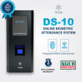 STELLAR Biometric Attendance Device (DS-10) with 2.4 inch LCD Display, Fingerprint & RFID, WIFI/Lan, Cloud Interface,  Real-Time Monitoring. 