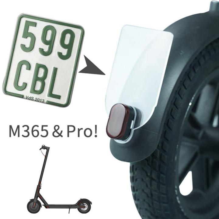 QUANBU 2X License Plate for Xiaomi M365 Electric Scooter Number